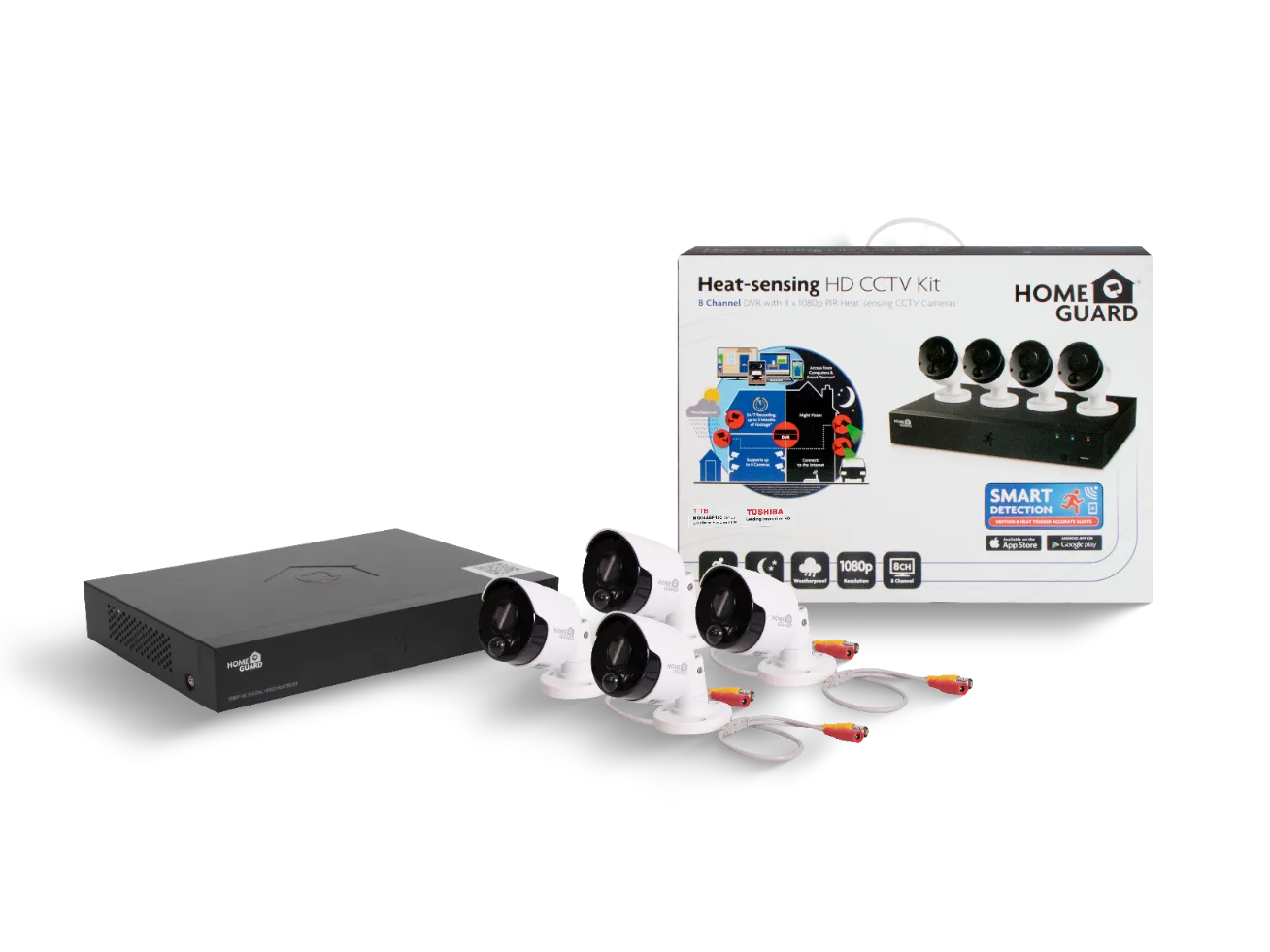 Home Guard Wired 8-Channel CCTV Kit