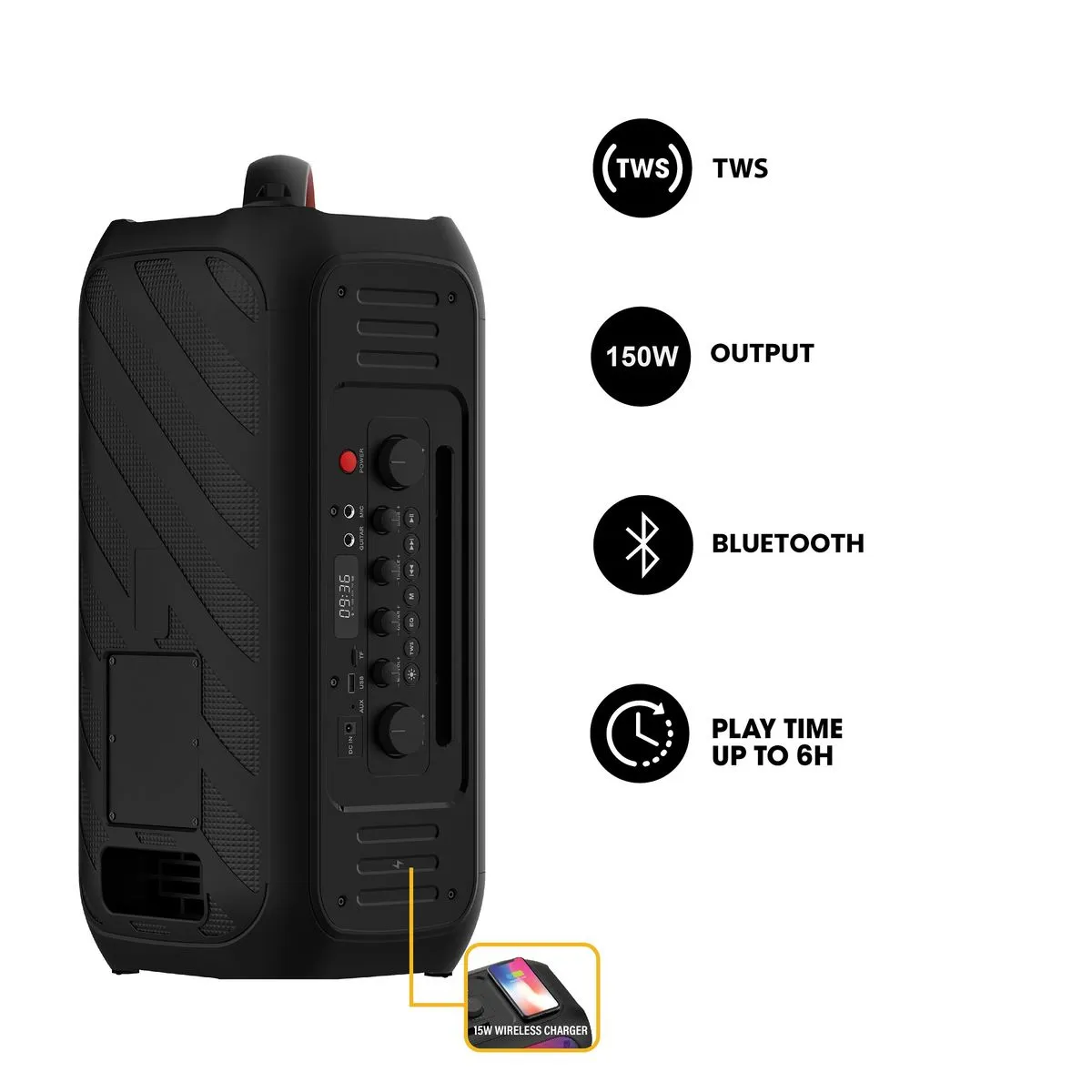 Maxdorf Blaster Series - 150w Party Speaker With Microphone - Image 3