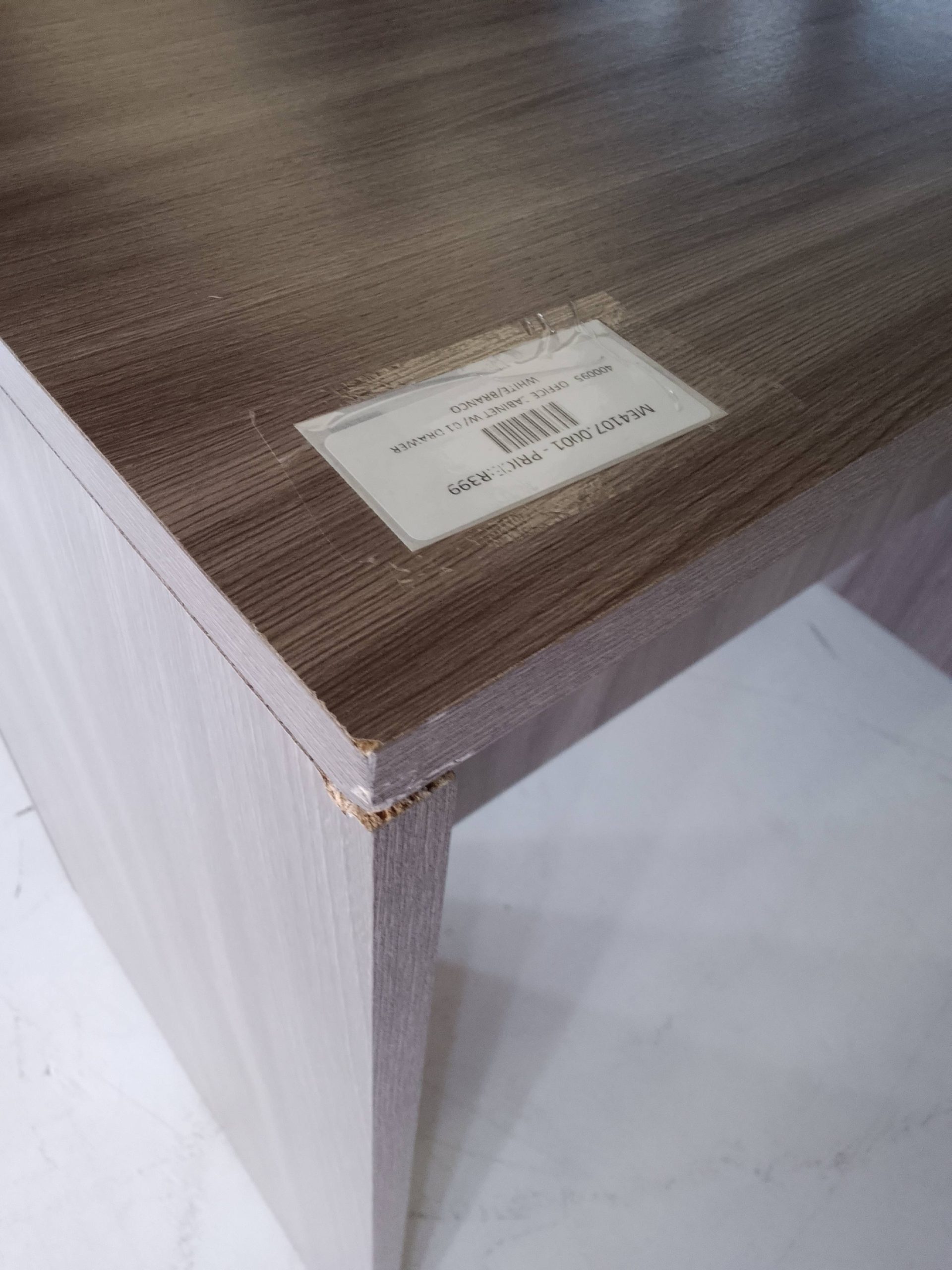 Reversable Office Desk Oak/ Caravalho - Image 3