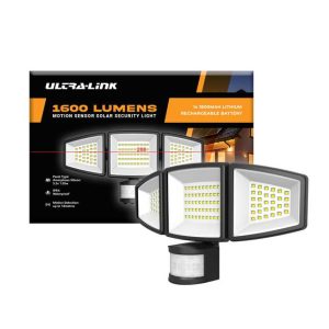 Ultra-link 1600 Lumens Motion Sensor Security Light