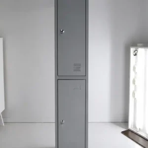 2-Tier Metal Storage Locker