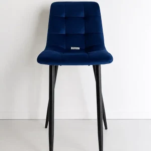 Navy Blue Velvet Dining Chair