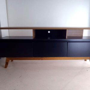 Linx TV Stand Rubi Cinamomo/ Black