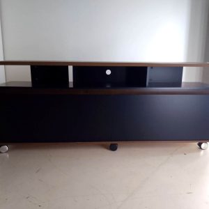 Linx TV Stand Texas Rustic /Black